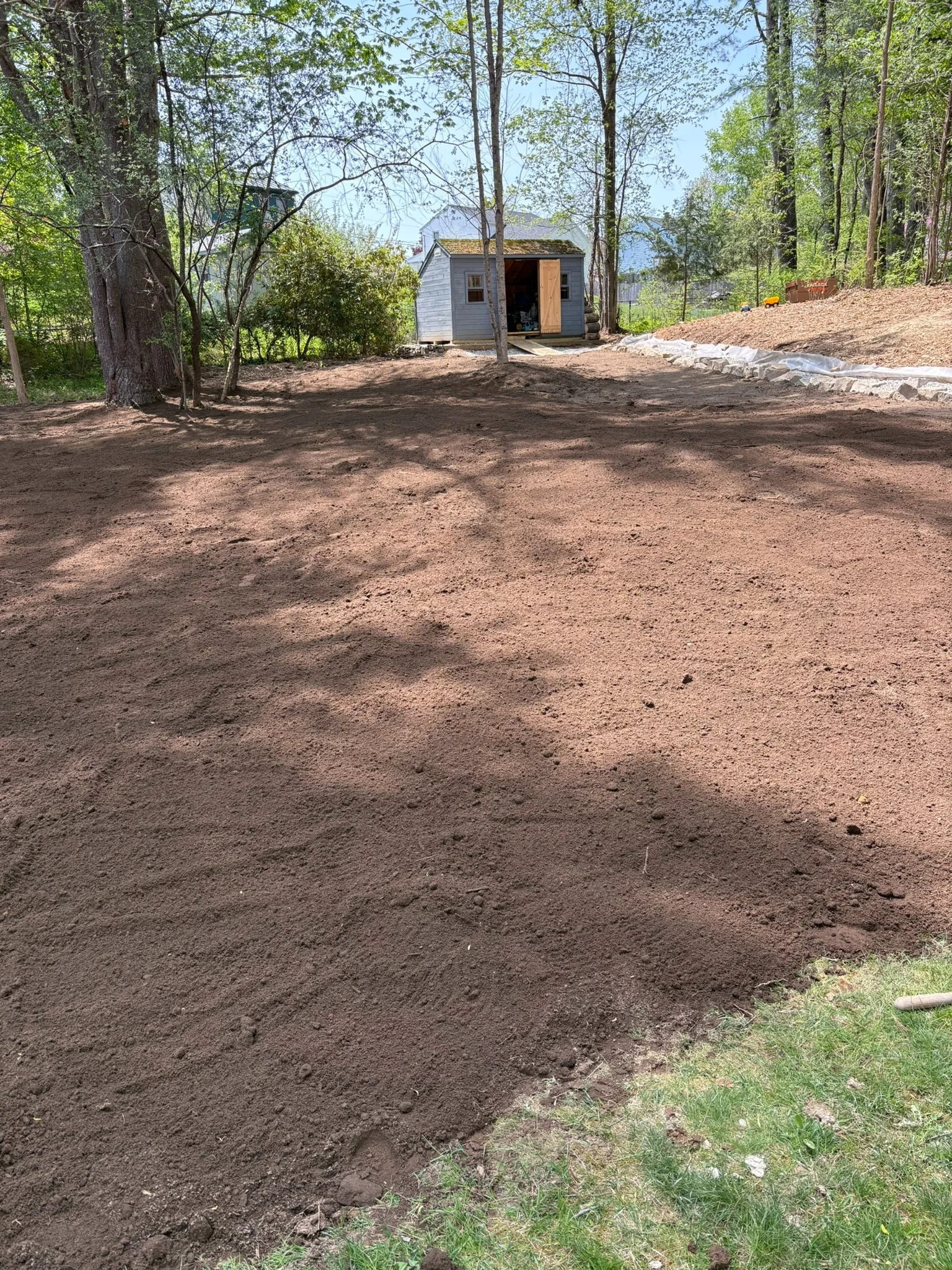Site Preparation by Ridge Cut Land Services in southern NH
